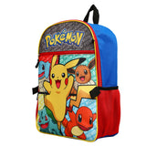 Pokemon Starter Characters 5-Piece Backpack Set