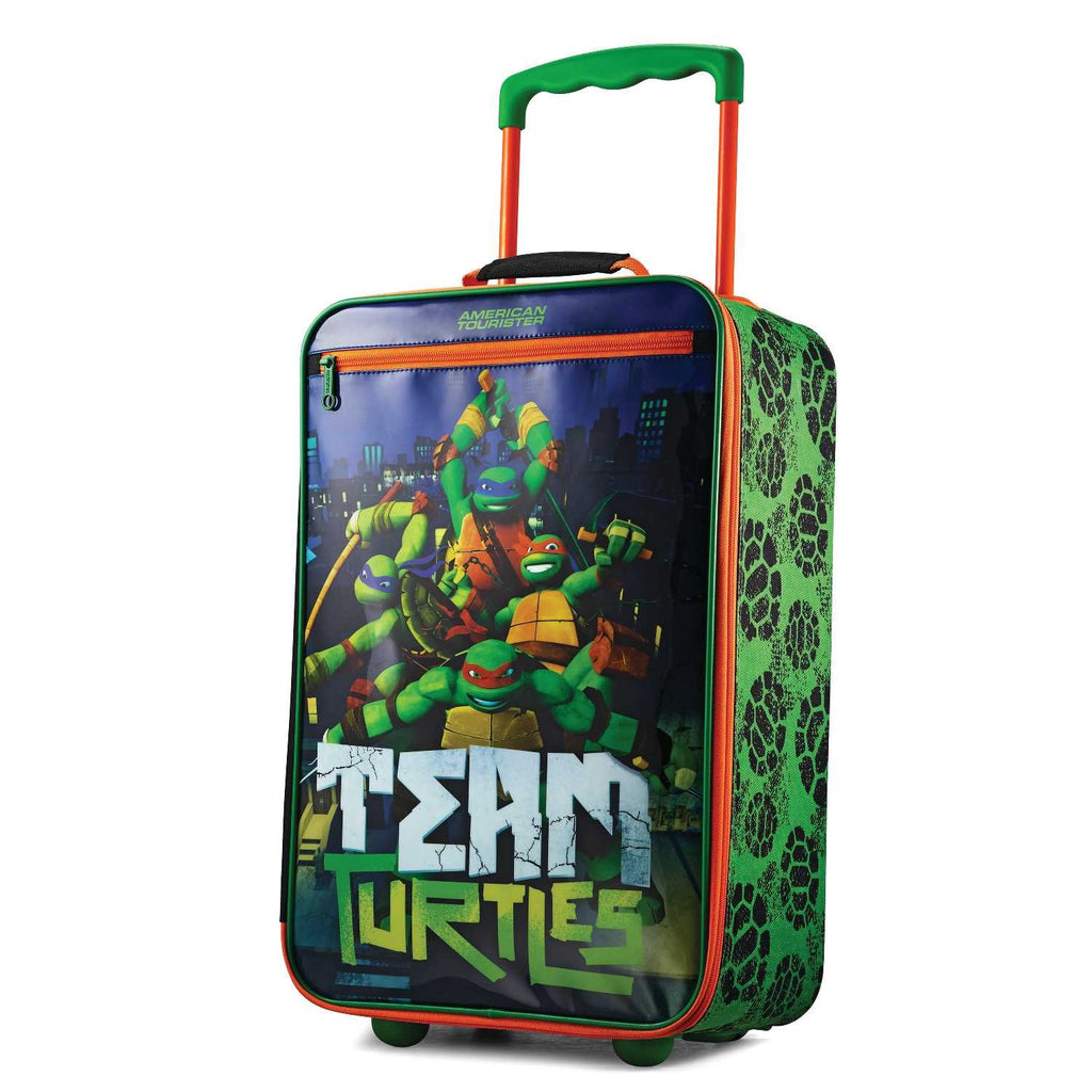 American Tourister Kids Softside 18" Upright, Nickelodeon Ninja Turtles - backpacks4less.com