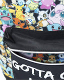 Vanilla Underground Pokemon Gamer School Backpack | Adjustable Straps | Unisex Design | Dynamic Pokémon-Themed | Multiple Pockets