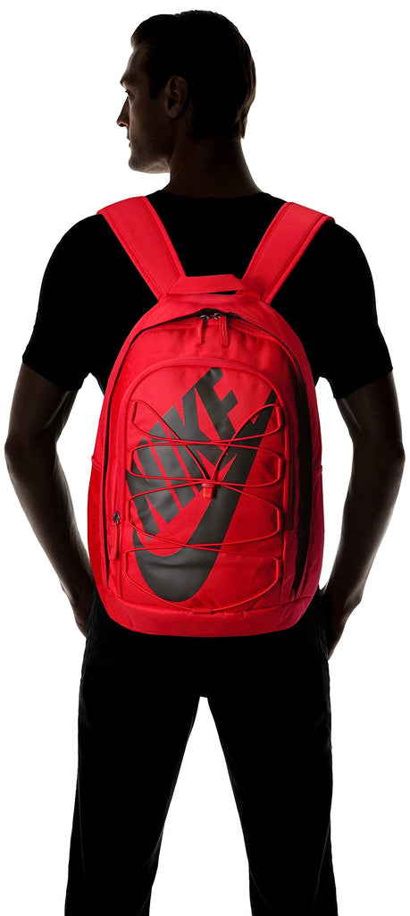 Nike Hayward 2.0 Backpack, Nike Backpack for Women and Men with Polyester Shell & Adjustable Straps, University Red/University Red - backpacks4less.com