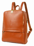 Coolcy Hot Style Women Real Genuine Leather Backpack Fashion Bag (Dark Brown) - backpacks4less.com