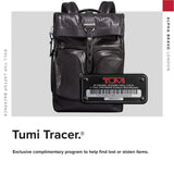 TUMI - Alpha Bravo London Roll Top Leather Laptop Backpack - 15 Inch Computer Bag for Men and Women - Black - backpacks4less.com