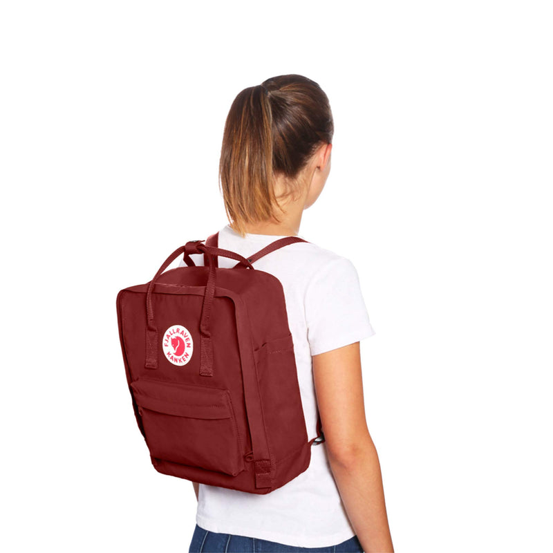Fjallraven - Kanken Classic Backpack for Everyday, Purple/Rainbow Pattern - backpacks4less.com