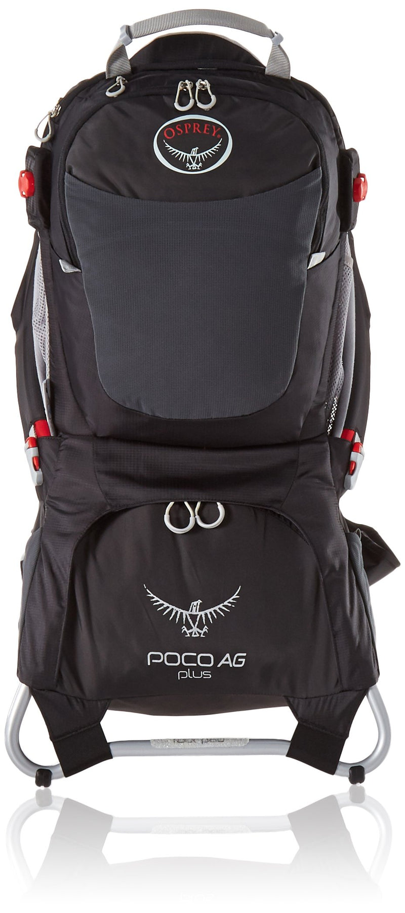 Osprey Packs Poco AG Plus Child Carrier, Black - backpacks4less.com