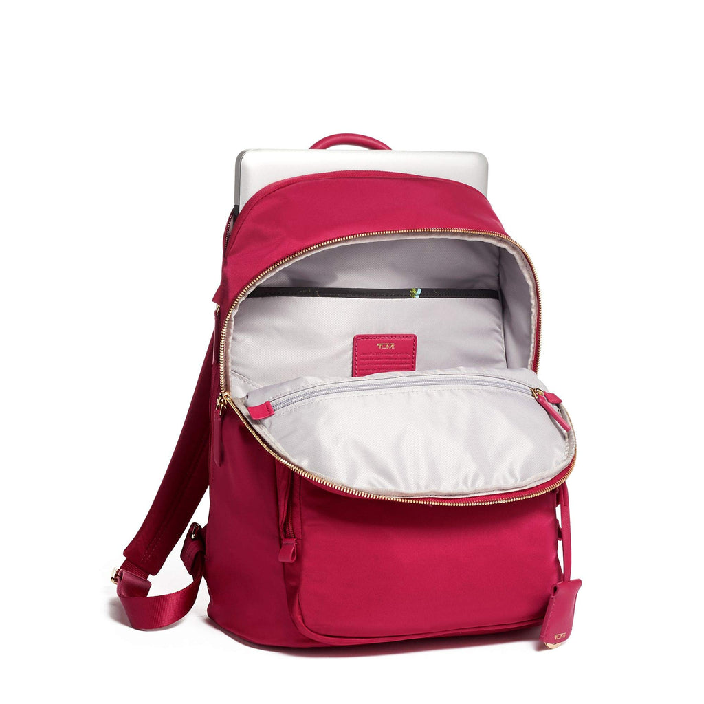 TUMI - Voyageur Hartford Laptop Backpack - 13 Inch Computer Bag For Women - Raspberry - backpacks4less.com