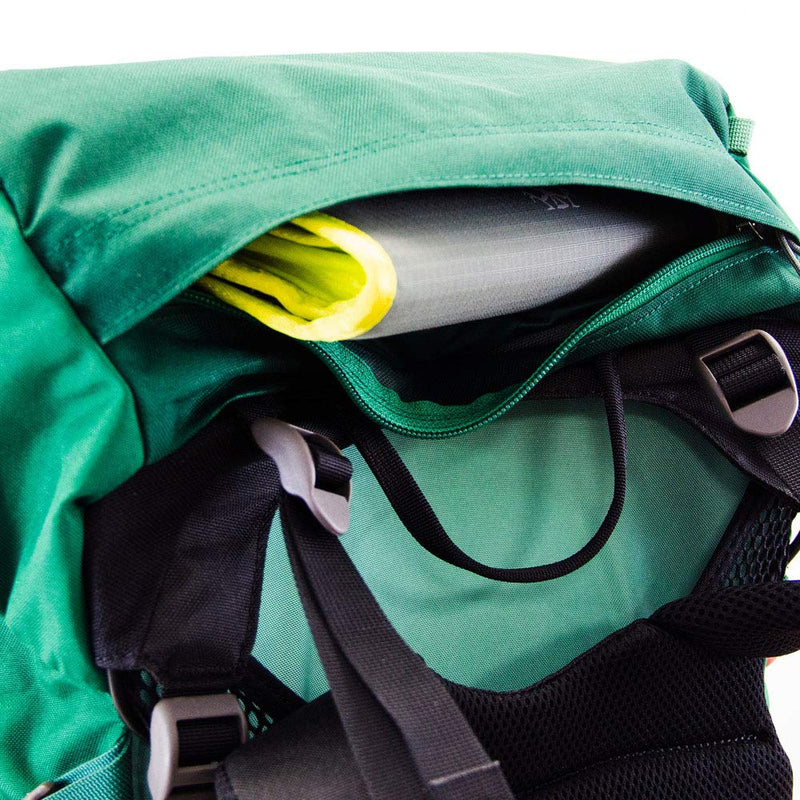 Osprey Packs Rook 50 Backpacking Pack, Mallard Green, One Size - backpacks4less.com