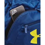 Under Armour Undeniable Sackpack, (471) Blue Mirage/Starfruit/Starfruit, One Size Fits Most