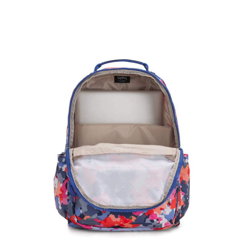Kipling Seoul Large 15" Laptop Backpack Misty Moonlight - backpacks4less.com