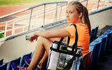 Clear Tote Bag NFL Stadium Approved - 2 PACK - Shoulder Straps and Zippered Top. Perfect Clear Bag for Work, School, Sports Games and Concerts. Meets NFL Tournament Guidelines. (12 x 12 x 6 Inches) - backpacks4less.com