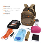 Mardingtop 25L Tactical Backpacks Molle Hiking daypacks for Camping Hiking Military Traveling (M6260-25L-Khaki, 25L) - backpacks4less.com