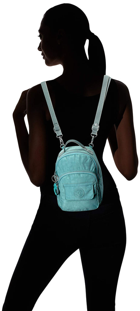 Kipling womens Alber 3-In-1 Convertible Mini Backpack, Aqua Frost, One Size Kipling womens Alber 3-In-1 Convertible Mini Backpack, Aqua Frost, One Size