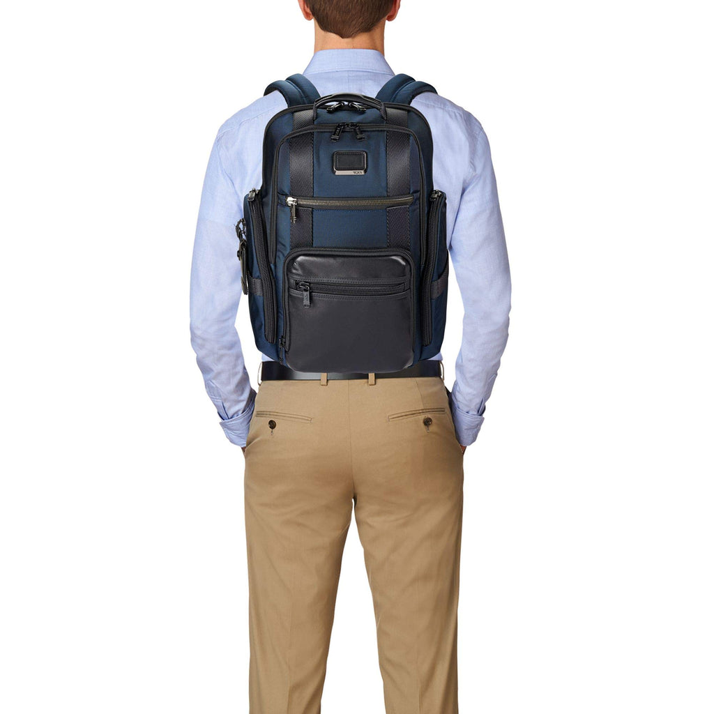 TUMI - Alpha Bravo Sheppard Deluxe Brief Pack Laptop Backpack - 15 Inch Computer Bag for Men and Women TUMI - Alpha Bravo Sheppard Deluxe Brief Pack Laptop Backpack - 15 Inch Computer Bag for Men and Women