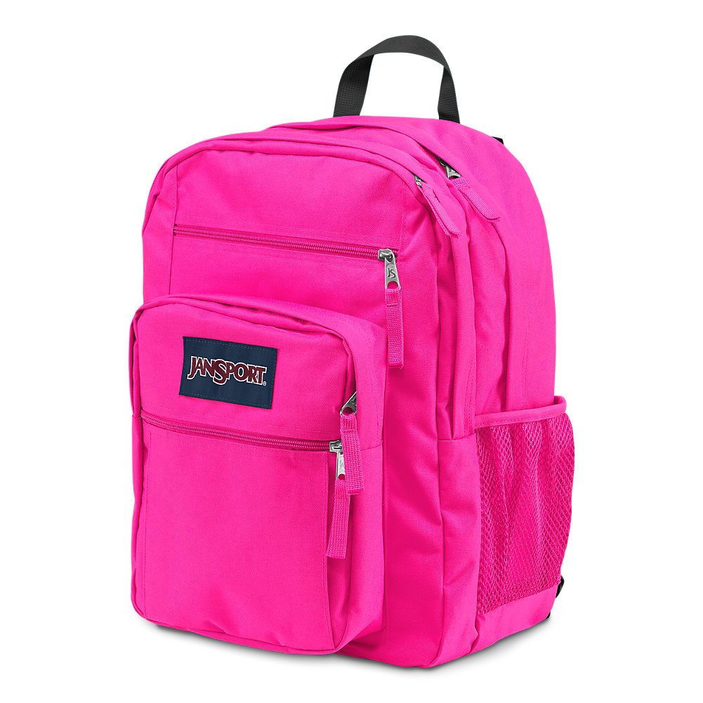 coral pink jansport backpack JanSport Big Student Backpack - Ultra Pink - Oversized