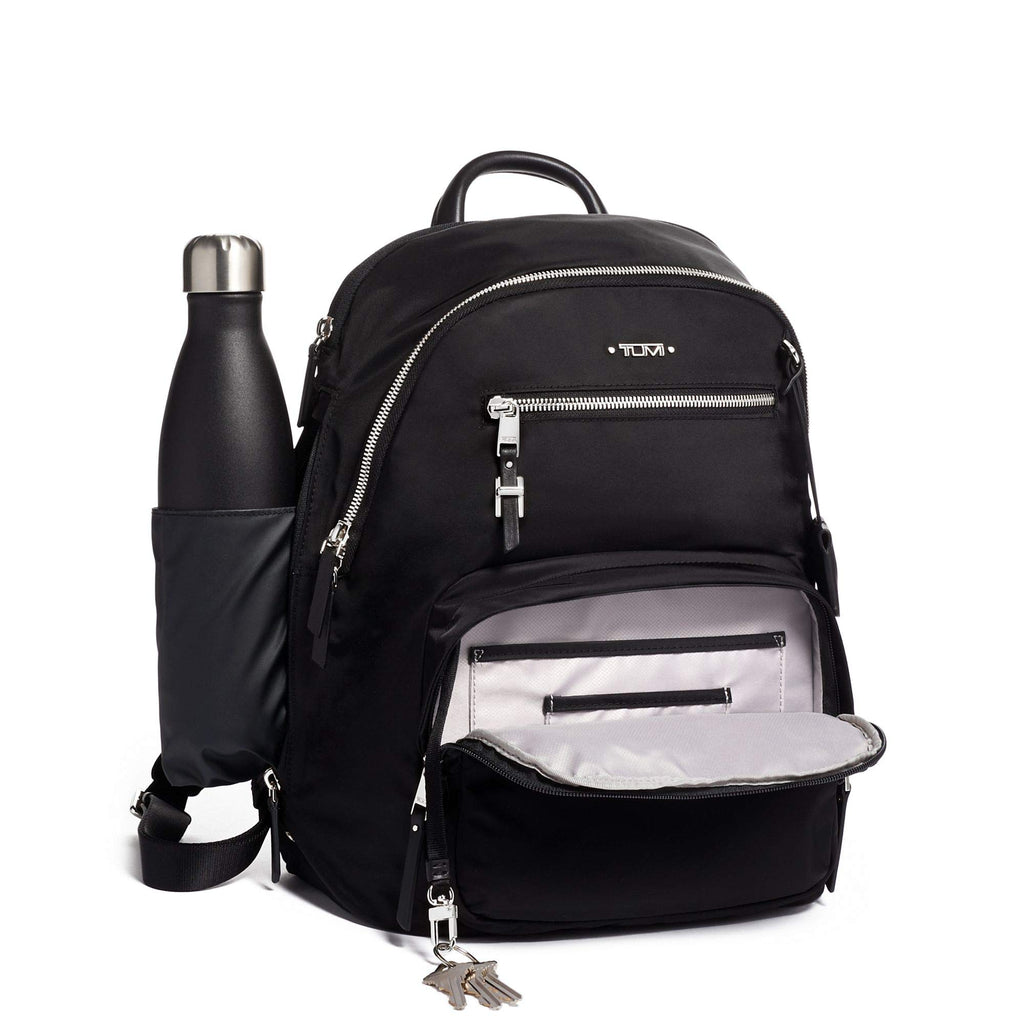 TUMI - Voyageur Hartford Laptop Backpack - 13 Inch Computer Bag For Women - Black/Silver TUMI - Voyageur Hartford Laptop Backpack - 13 Inch Computer Bag For Women - Black/Silver