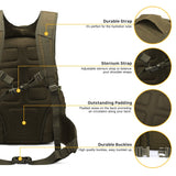 Mardingtop Tactical Backpack, Khaki 2.0, 52cm - backpacks4less.com