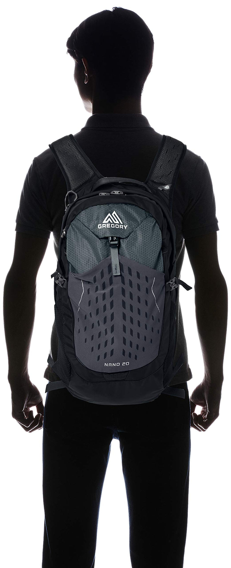 Gregory Mountain Products Nano 20 Liter Daypack, Eclipse Black, One Size - backpacks4less.com