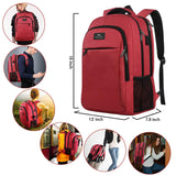 Laptop Backpack for Girls, Womens High School Backpack with USB Port for School Supplies and College Accessories, Water Resistant Travel Daypack Cute Book Bag for Teens and Ladies Fit 15.6 In Computer - backpacks4less.com