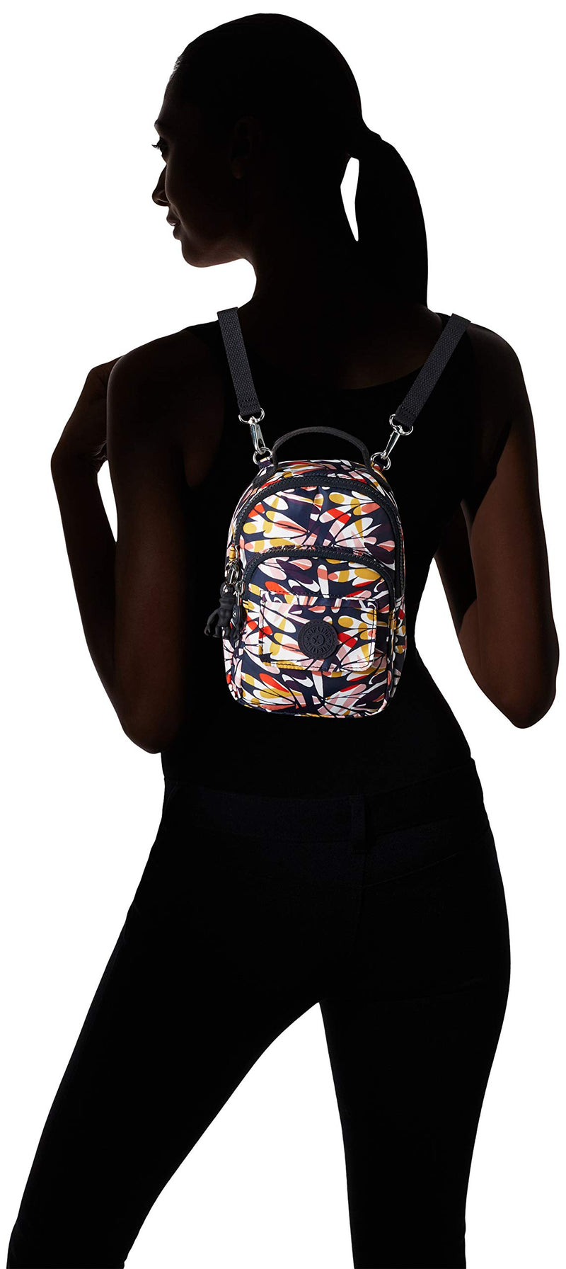 Kipling womens Alber 3-In-1 Convertible Mini Backpack, retro FLORAL, One Size - backpacks4less.com