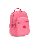 Kipling Seoul Large 15" Laptop Backpack Fiesta Pink - backpacks4less.com