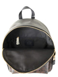 Coach Pebbled Leather Medium Charlie Backpack Tote (Brown Purple Multi) - backpacks4less.com