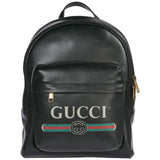 Gucci Print Leather Backpack