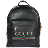 Gucci Print Leather Backpack - backpacks4less.com