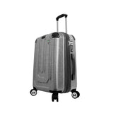 Mia Toro Macchiolina Polish Hardside Spinner Blk, Black, 20" Carry-On