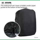 GZ XINXING 3 Day Assault Pack Military Tactical Army Molle Rucksack Backpack Bug Out Bag Hiking Daypack For Hunting Camping Hiking Traveling (Black Multicam) - backpacks4less.com