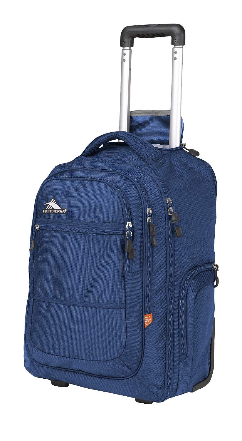 High Sierra Rev Wheeled Backpack True Navy backpacks4less
