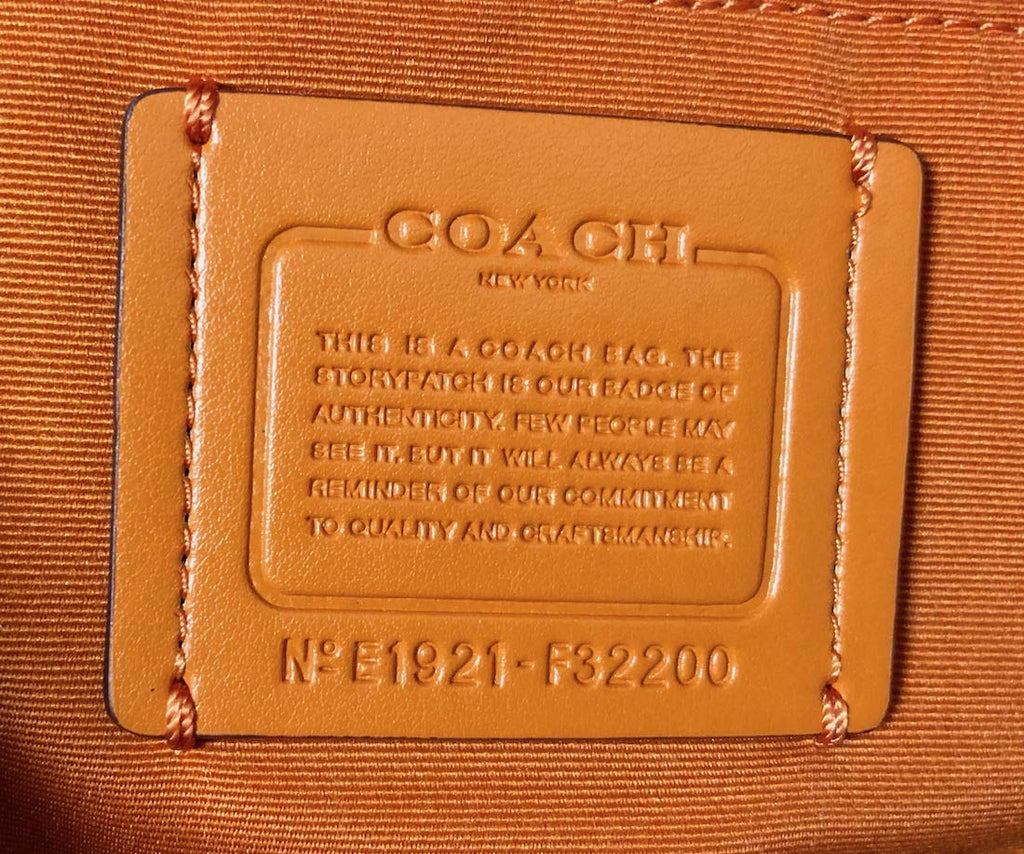 Coach F30550 Medium Charlie Backpack (SV/Khaki Dark Orange) Coach F30550 Medium Charlie Backpack (SV/Khaki Dark Orange)