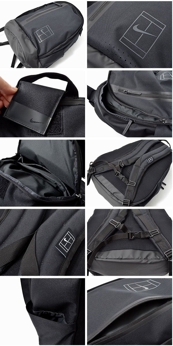 Nike Court Advantage Tennis Backpack (Black/Black/Anthracite) - backpacks4less.com