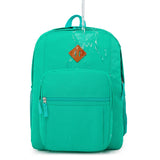 Abshoo Classical Basic Womens Travel Backpack For College Men Water Resistant Bookbag (Teal) - backpacks4less.com