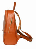 Coolcy Hot Style Women Real Genuine Leather Backpack Fashion Bag (Dark Brown) - backpacks4less.com