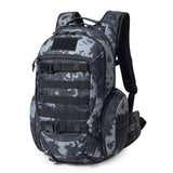 Mardingtop 28L Tactical Backpacks Molle Hiking daypacks for Camping Hiking Military Traveling Motorcycle (28L-Black Multicam) - backpacks4less.com