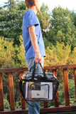 MAY TREE Clear Bag Stadium Approved, Cold-Resistant, Lightweight and Waterproof, Transparent Tote Bag and Gym Clear Bag, See Through Tote Bag for Work, Sports Games and Concerts-12 x12 x6 (Black-L) - backpacks4less.com