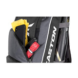 EASTON GAME READY Bat & Equipment Backpack Bag | Baseball Softball | 2020 | Orange | 2 Bat Pockets | Vented Main Compartment | Vented Shoe Pocket | Zippered Valuables Pocket | Fence Hook - backpacks4less.com
