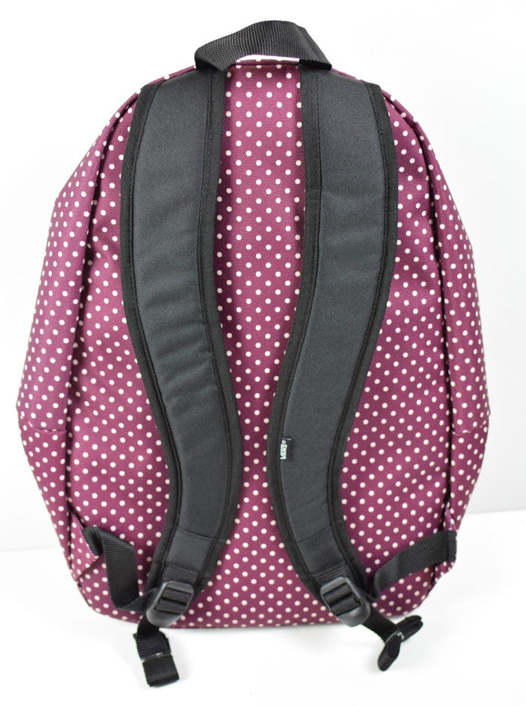 Vans Schooling Backpack (Burgundy-Polka Dots) - backpacks4less.com