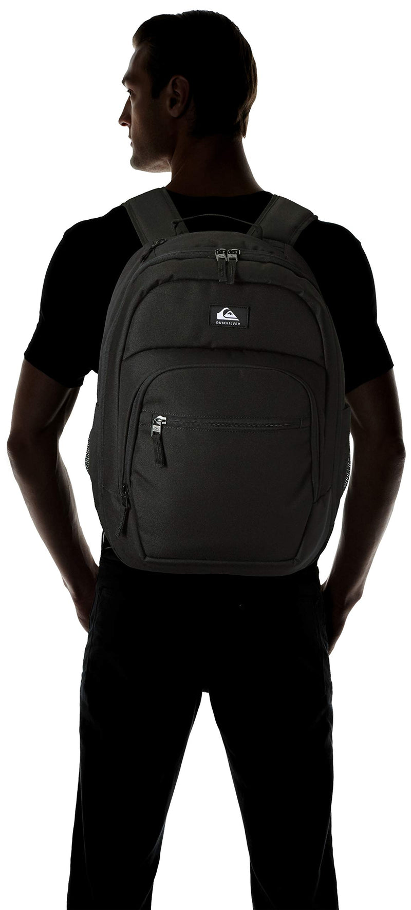 Quiksilver Men's SCHOOLIE Cooler II Backpack, black, 1SZ - backpacks4less.com