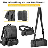 CVLIFE Military Tactical Backpack Army Assault Pack Built-up Molle Bag Rucksack - backpacks4less.com