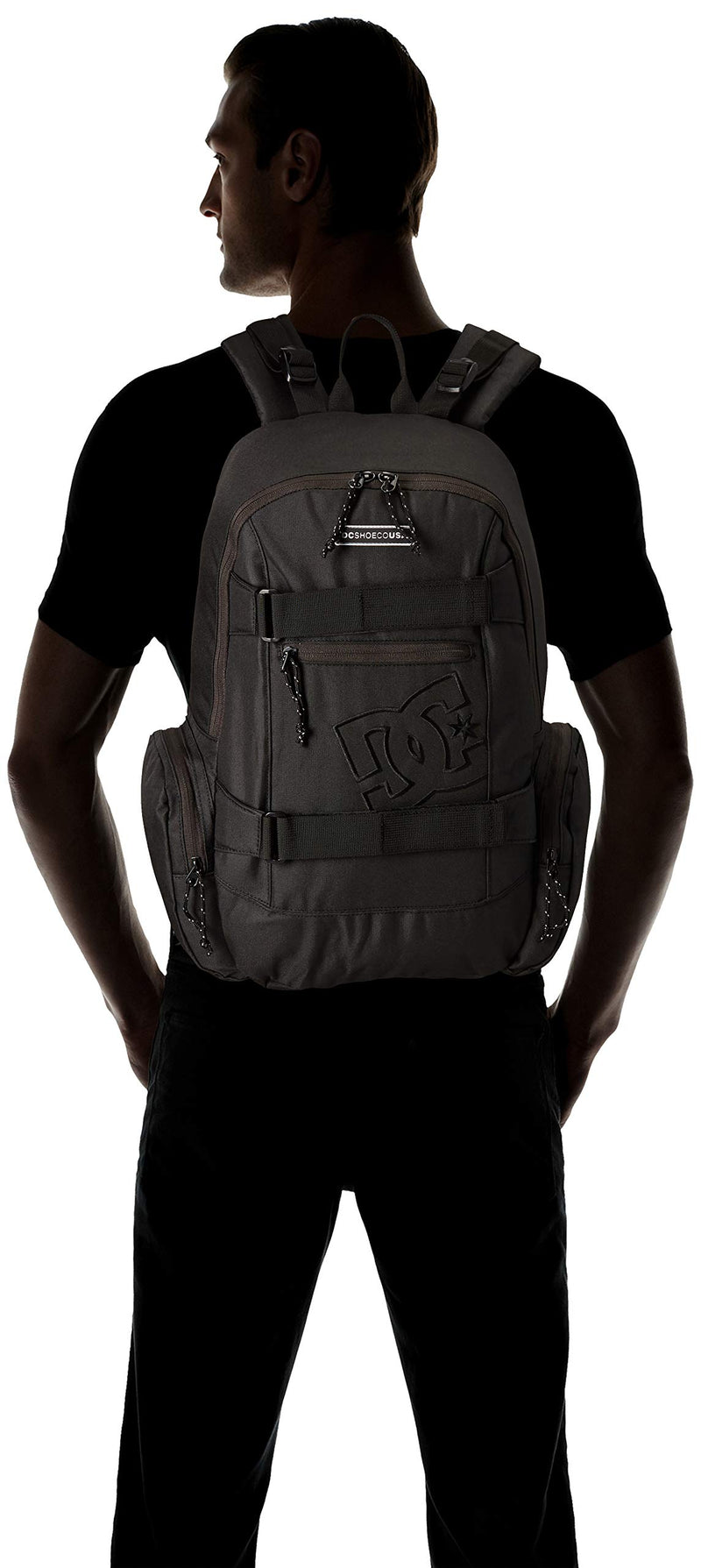 DC Men's The Breed Skateboard Backpack, black, 1SZ - backpacks4less.com