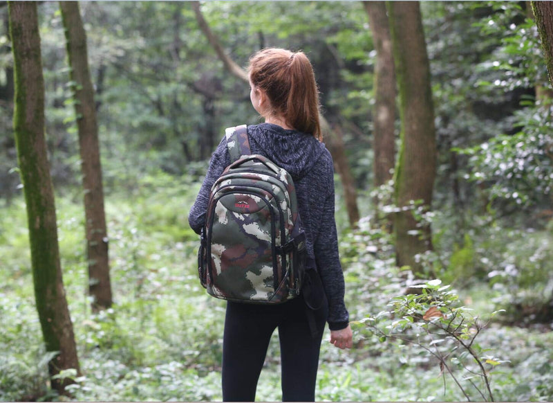 OUTXE Cooler Backpack Insulated Cooler Bag 20L for 14" laptops Lunch Backpack,Camo - backpacks4less.com