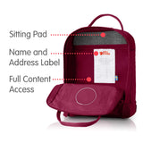 Fjallraven - Kanken Mini Classic Backpack for Everyday, Plum - backpacks4less.com