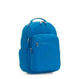Kipling Seoul Large 15" Laptop Backpack Methyl Blue - backpacks4less.com