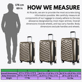 Ricardo Beverly Hills Melrose Hardside Expandable Luggage with Lightweight Construction for Smooth Traveling, Stylish, Durable, and Spacious, Men and Women, Bronze, Carry-On 20-Inch