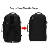 Hynes Eagle Flight Approved Carry on Backpack Travel Backpack 40L, Black 2018 - backpacks4less.com
