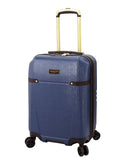 London Fog Brentwood II Expandable HARDSIDE Spinner, Blue, Carry-On 20-Inch