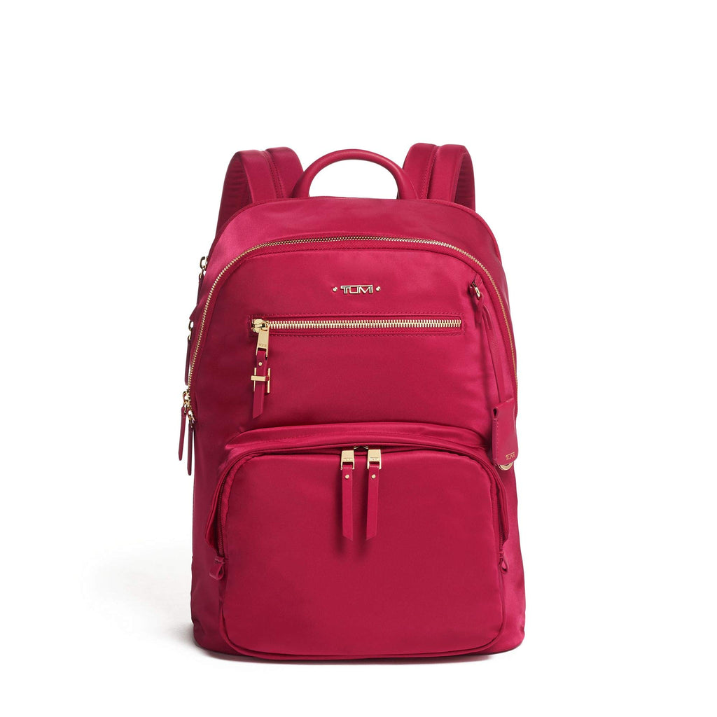 red tumi backpack TUMI - Voyageur Hartford Laptop Backpack - 13 Inch Computer Bag For Women - Raspberry