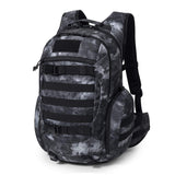 Mardingtop 28L Tactical Backpacks Molle Hiking daypacks for Camping Hiking Military Traveling Motorcycle (28L-Black Camouflage) - backpacks4less.com