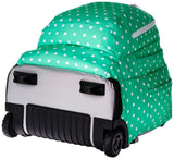 JanSport Unisex Driver 8 Wheeled Seafoam Green/White Dots Backpack - backpacks4less.com