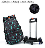 Meetbelify Boys Rolling Backpack Backpacks with Wheels for Boys for School Big Kids Roller Backpack on Wheels - backpacks4less.com